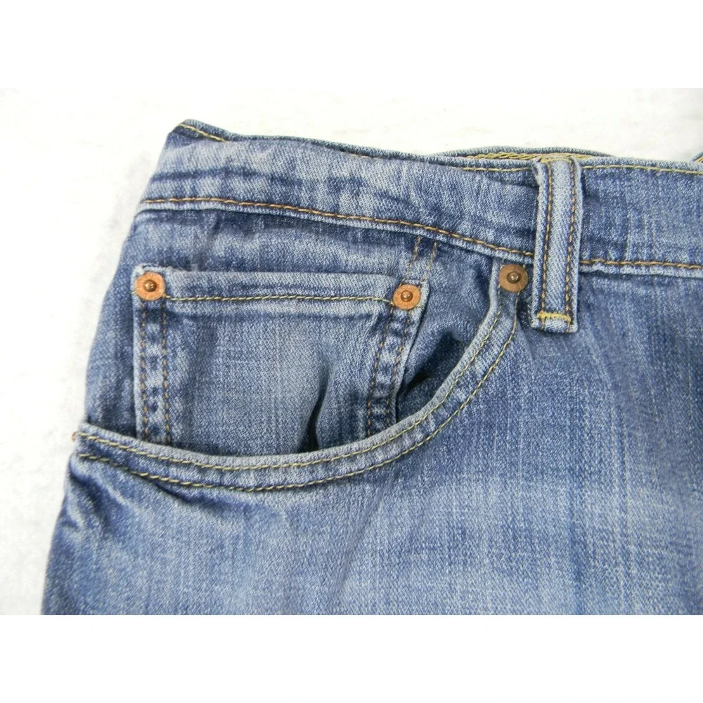 Levi's‎ 505 jeans Men's 34 x 30 Regular Fit Straight blue stretch denim pants